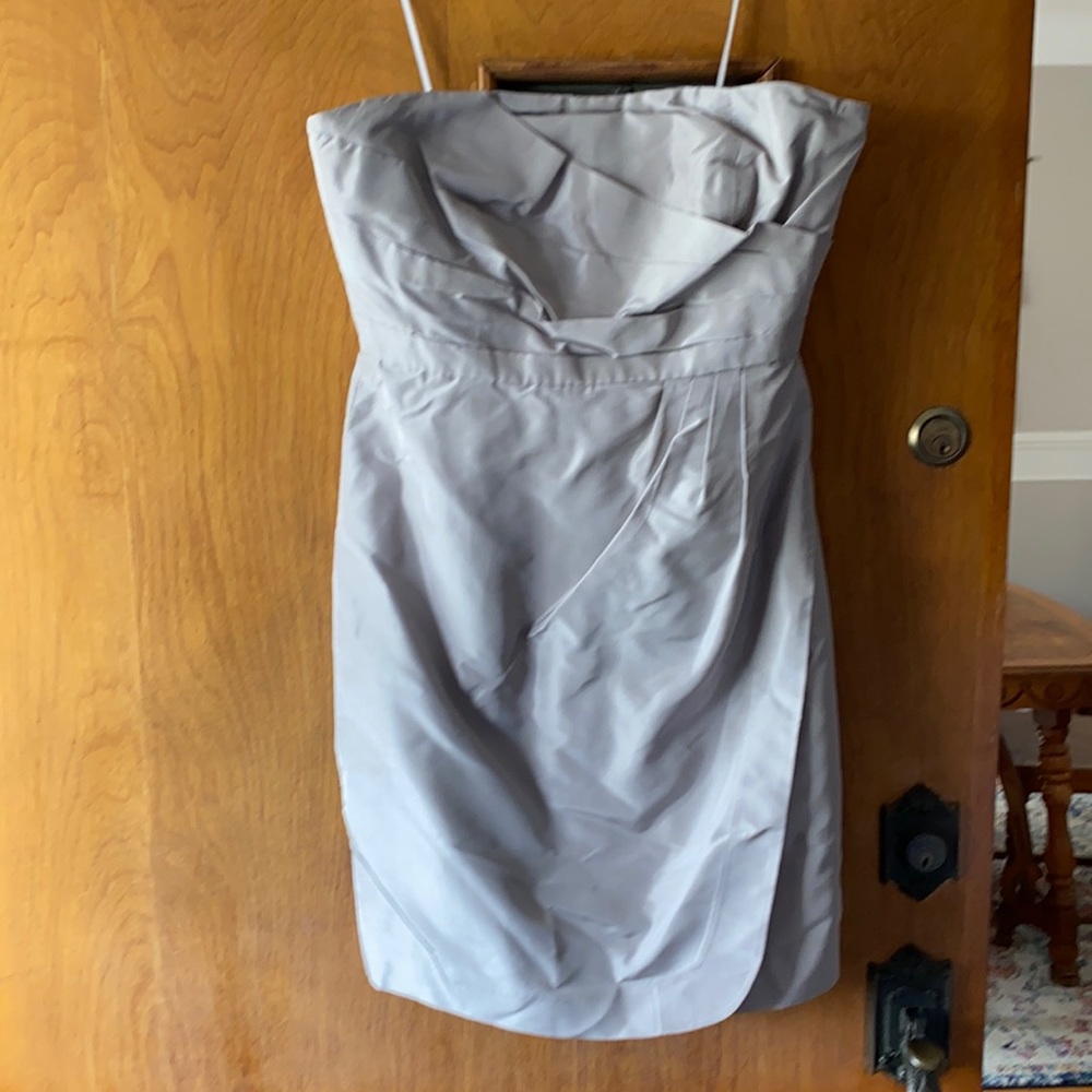 J crew silver dress